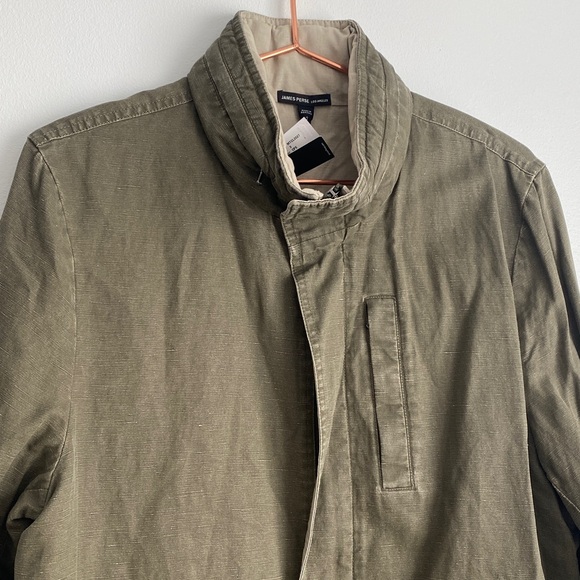 James Perse Stowaway Hood Jacket NWT Size Large - Picture 3 of 11